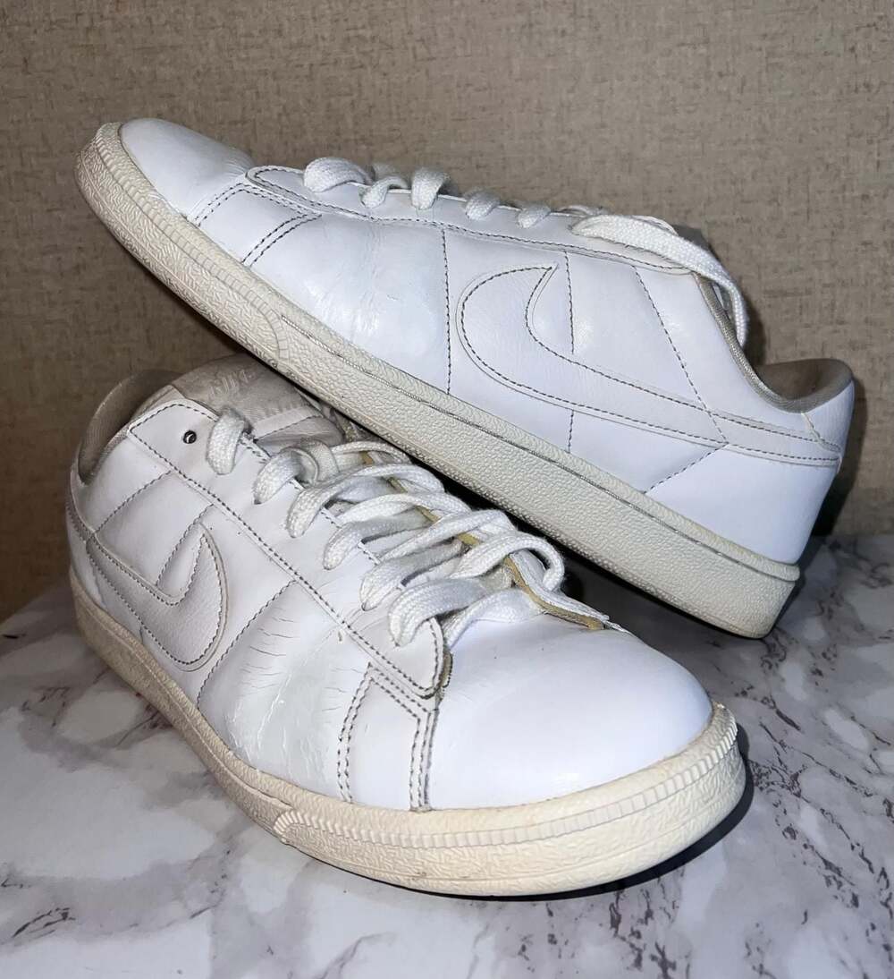 Nike Court Royale White Leather Sneakers Women's Size 9.5